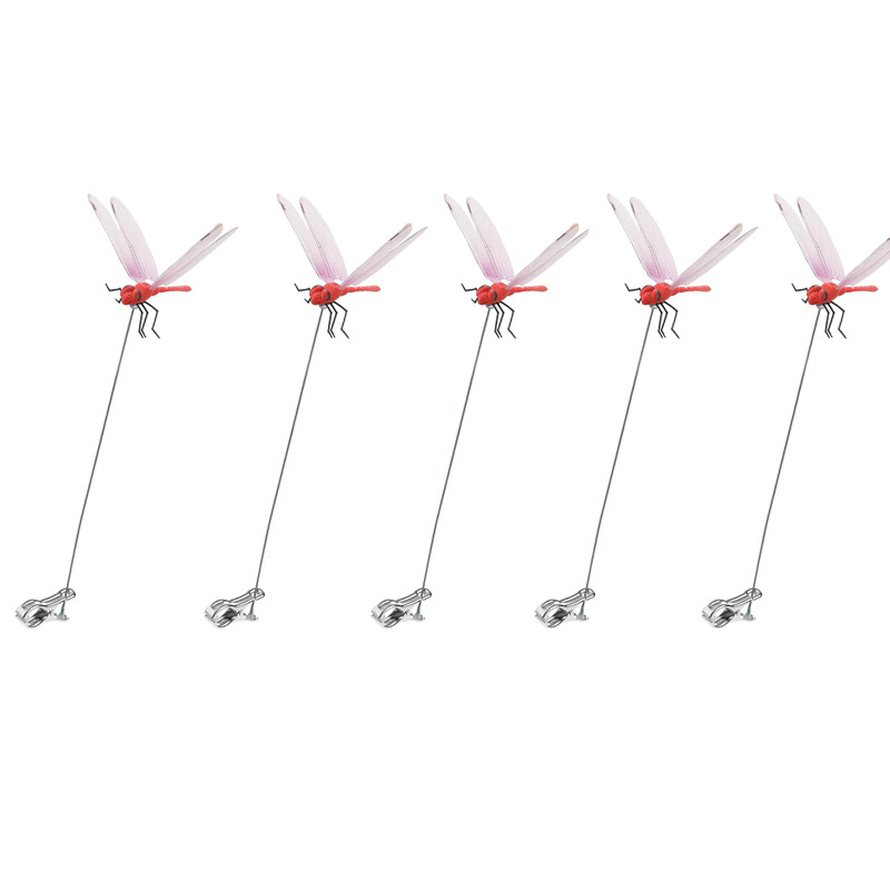 Decorative Dragonfly Garden Clips