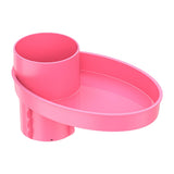 Car Seat Cup Holder Snack Tray Carseat Cup Holder with Food Trays Portable Cup Holder Plate Travel Tray for Kids Car Seat Travel Accessories for Most Car Seats