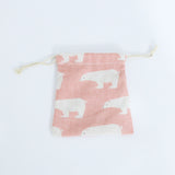 Cotton Linen Drawstring Storage Bag for Students