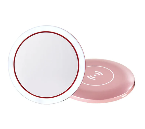 Wireless LED Makeup Mirror with Wireless Charging