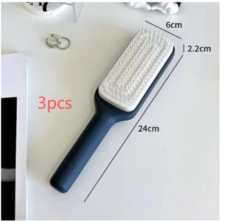 Self Cleaning 4-in-1 Hair Brush