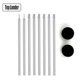 Adjustable 2m Aluminum Camping Tent Support Poles