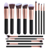 14pcs Wood Handle Makeup Brush Set