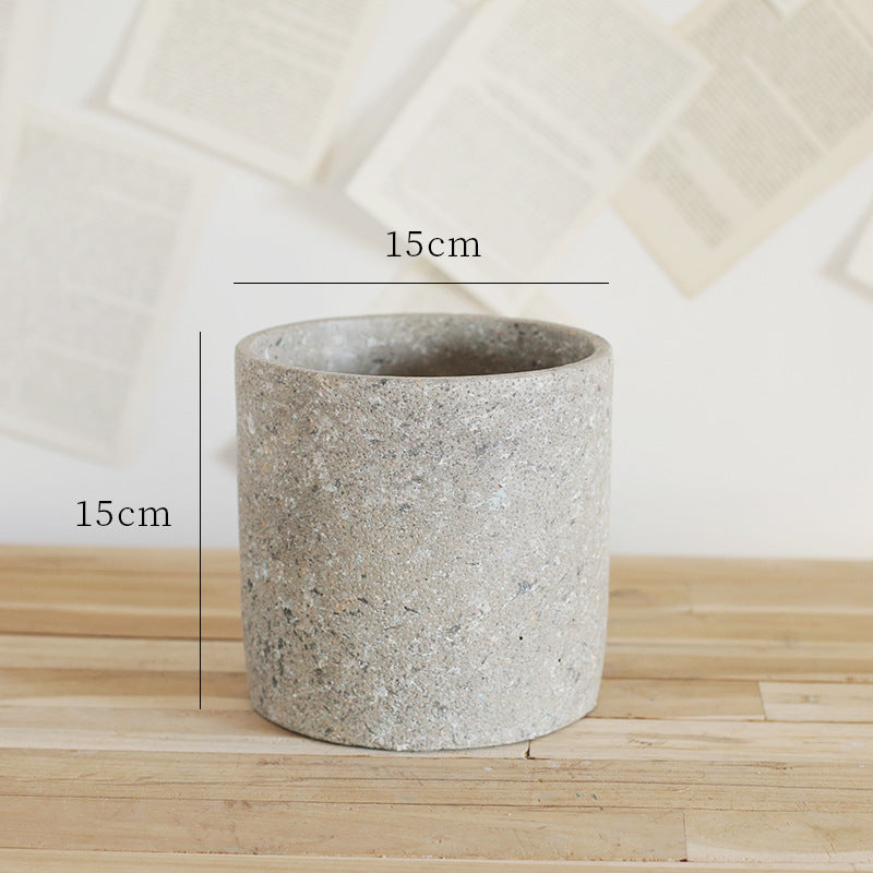 Creative Retro Concrete Succulent Planter for Table