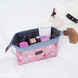 WEEKEIGHT Flamingo Makeup Bag - Compact Travel Pouch