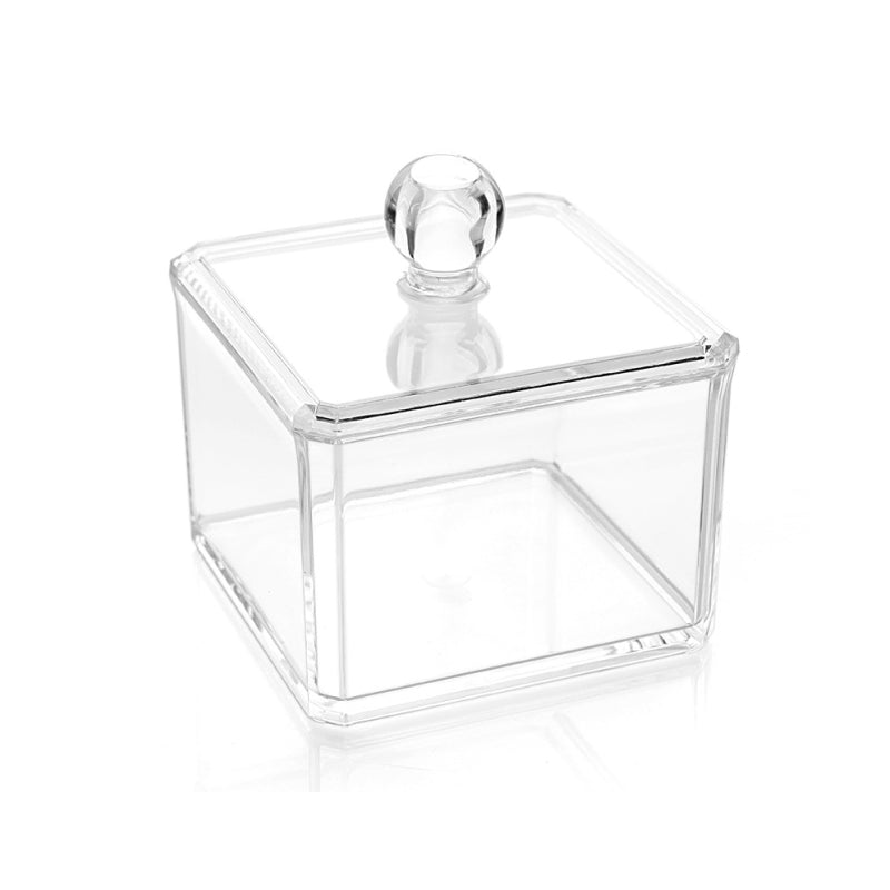 Acrylic Storage Box for Cotton Pads and Swabs