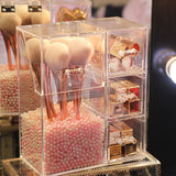 Transparent Acrylic Makeup Brush Organizer Box