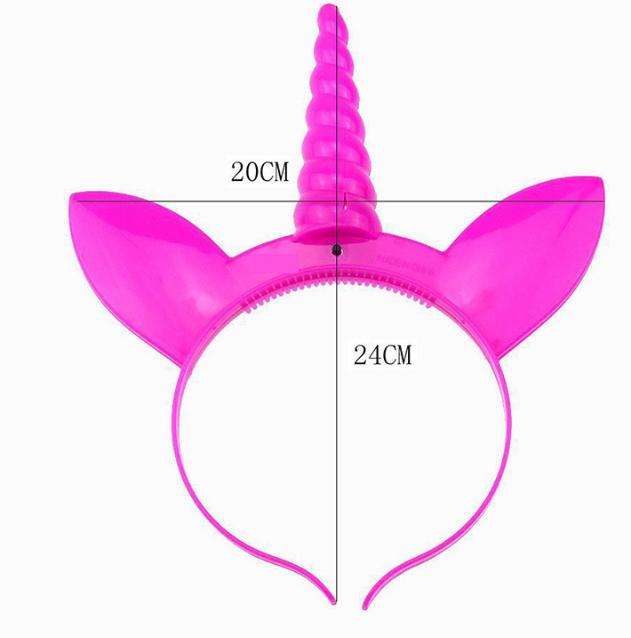 Glowing Unicorn Headband for Kids - Halloween Accessory