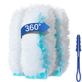 360 Duster Refills for Swiffer Duster Refills Kit with 10 Duster Refills & 1 Handle for Cleaning Home & Car Heavy Duty Multi Surface Duster Refills for Office Blinds Ceiling Fans Furniture