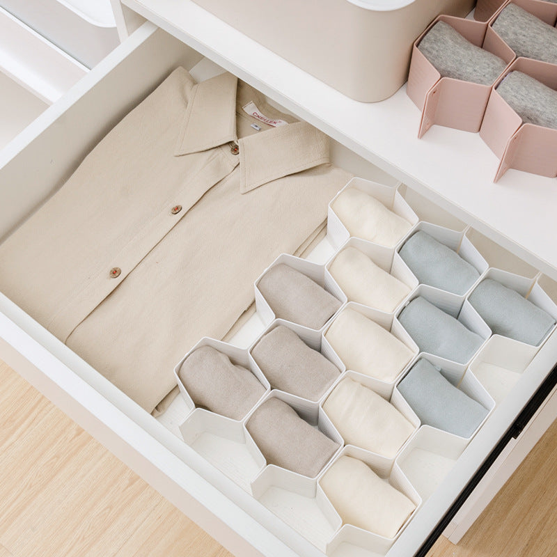Honeycomb Drawer Organizer for Socks and Miscellaneous