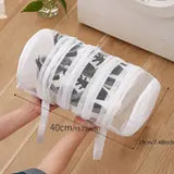 Shoe Laundry Bag with Zipper and Mesh Storage Organizer