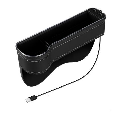 Charging Car Seat Gap Organizer Box