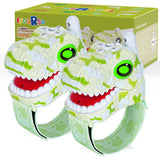 Fygurso Dinosaur Walkie Talkies for Kids Kids Toys for Boys Girls Aged 3 to 8 Years Old for Outdoor Adventure Camping Halloween Christmas Birthday Gifts (Green 3280 FT Talk Range 2 Pack)