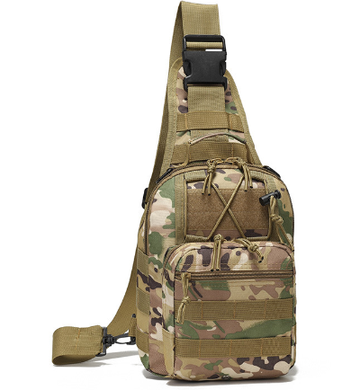 Tactical Camo Chest Bag for Outdoor Activities