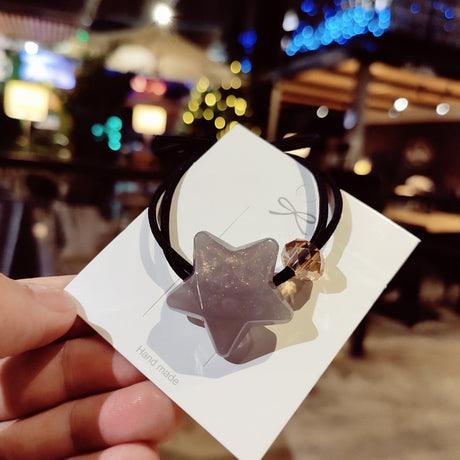 Minimalist Hair Ties for Women - Star Design Hair Accessories