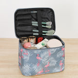 Portable Makeup Organizer Bag with Handle for Travel