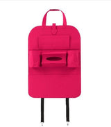 Car Seat Cover with Backrest Storage Bag