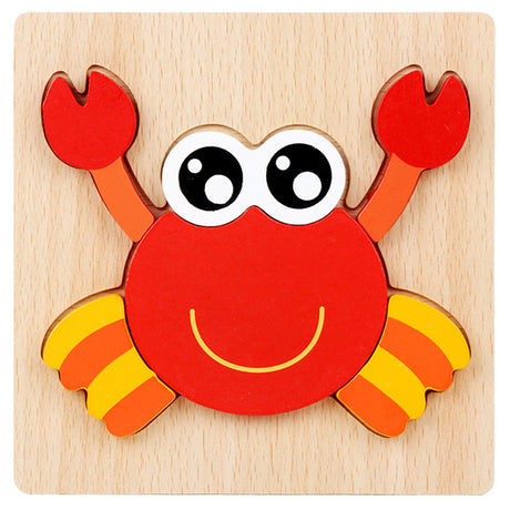 3D Wooden Puzzle Educational Toy for Kids (Wholesale)