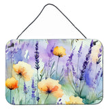 Lavender in Watercolor Wall or Door Hanging Prints