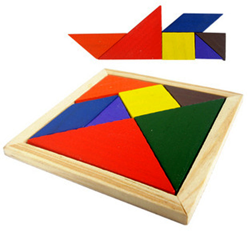 Tangram Building Blocks - Educational Toy for Kids