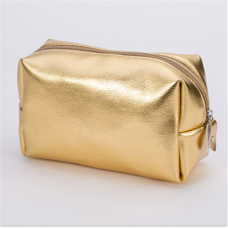 Pink Gold Women’s Makeup Organizer Cosmetic Bag