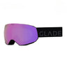 Fathom+ Ski Goggles - Pink/Black Photochromic Toric Lens Design Magnetic Quick-Change System with Bonus Low-Light Lens Anti-Fog UV Protection Snowboarding & Skiing Gear