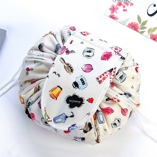 PLEEGA Women Drawstring Travel Cosmetic Bag Organizer