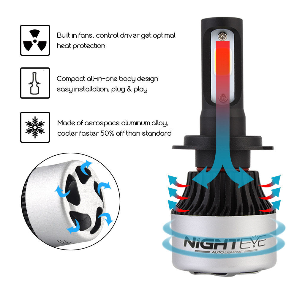 C6 Upgraded LED Car Headlights (Front Lights)