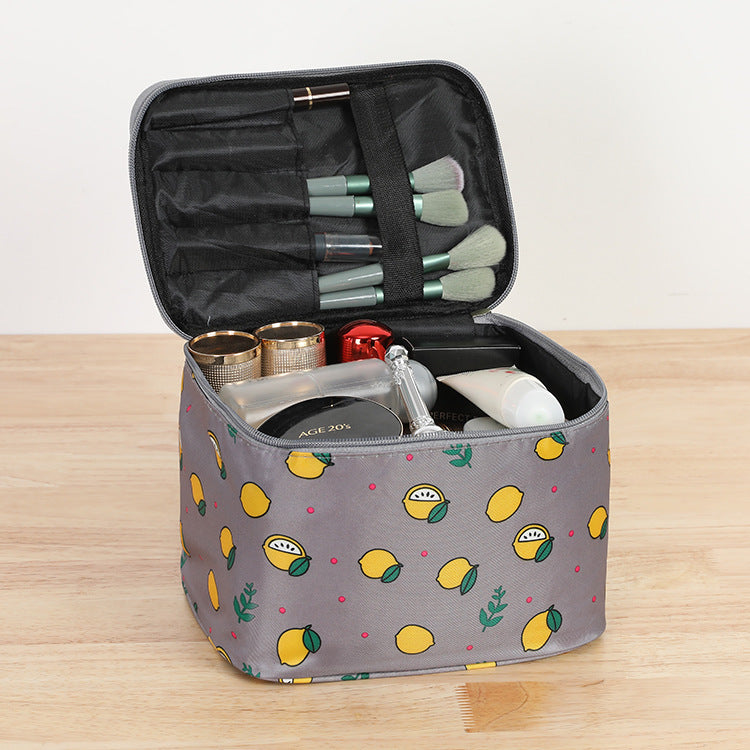 Portable Makeup Organizer Bag with Handle for Travel