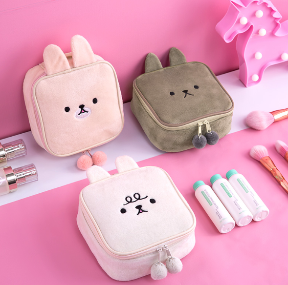 Portable Small Makeup Bag and Organizer Pouch