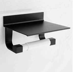 Aluminum Storage Rack for Bathroom and Tissue Holder