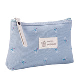 Women's Printed Canvas Travel Makeup Organizer Bag