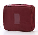 Pink Travel Pouch and Toiletry Organizer Bag Set