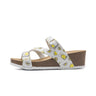 Cork Heeled Slippers for Elevated Outdoor Beach Style