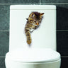 3D Self-Adhesive Cat Wall Stickers for Home Decor
