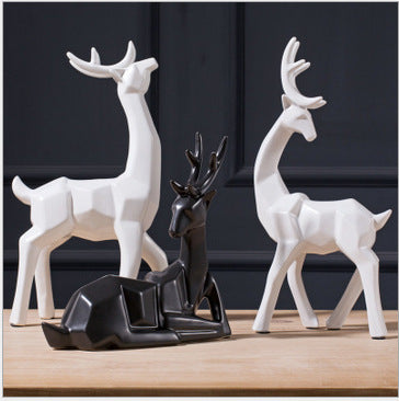 Ceramic Craft, Moose Figurine Decor