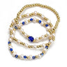 Women's New Eye Beads Bracelet Set