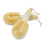Body Cleaning Brush with Plant Fiber and Wooden Handle