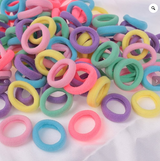 100 Pieces High Elastic Fashion Hair Ties