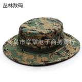 Camouflage Outdoor Round Brim Hat for Hiking