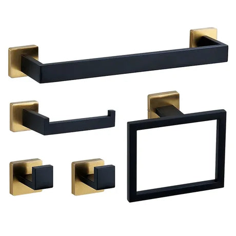Wall-Mounted Stainless Steel Bathroom Hardware Set