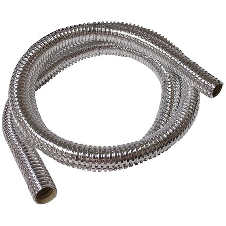 Bentley Harris ConvoShield 3/8-inch x 39-inch Aluminized Nylon Wire Loom for Vehicle Wiring, Chrome, High-Temperature