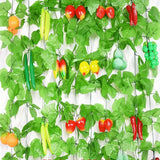 2 Pieces Fake Plastic Grapes Vines for Home Decor
