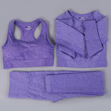 2/3PCS Seamless Women Workout Sportswear - Atlantic Shopping Mall