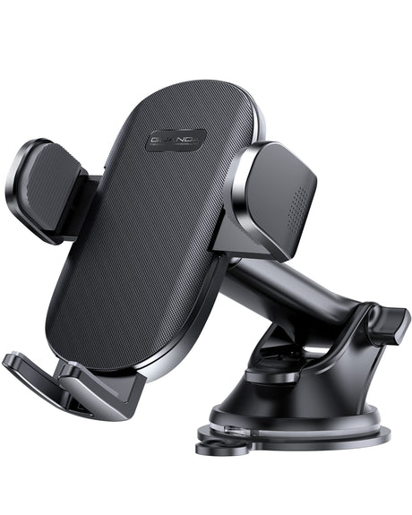 Universal Car Phone Holder Mount for Dashboard Windshield Military Hands-Free Cell Phone Stand Automobile Cradles Truck Accessories Fit for All iPhone Android Smartphones