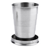Stainless Steel Camping Folding Water Bottle & Cup