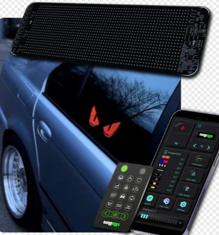 Ultra-Thin Bluetooth LED Car Sign Display (One Set)
