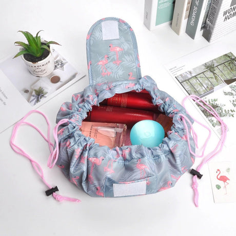 PLEEGA Women Drawstring Travel Cosmetic Bag Organizer