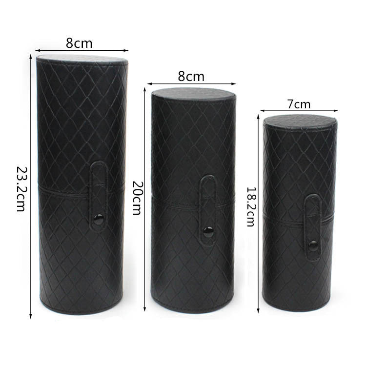 Geometric Makeup Brush Holder with Dustproof Design