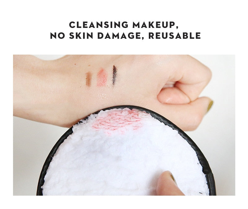 Makeup Remover Puff and Cotton Pads